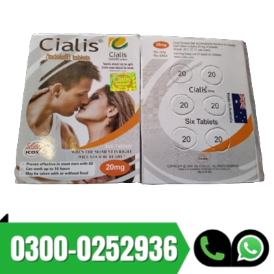 Cialis 20mg 6 Tablets For Men Health in Pakistan