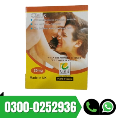 Cialis Yellow Sex Timing 6 Tablets in Pakistan