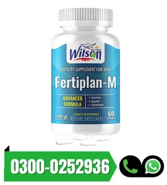 Wilson Nutra Fertiplan-M Fertility Supplements for Men in Pakistan